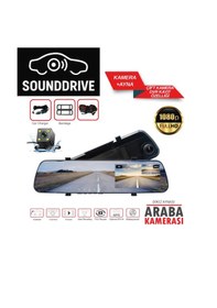 Resim 4,3'' Inç Full Hd Yol Kayıt Ve Geri Görüş Kameralı Dikiz Ayna 