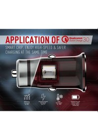 Resim Ekılıf - Araç Şarjı Zr-c304q Micro Araç Şarj Seti - Siyah - T9694 Siyah 