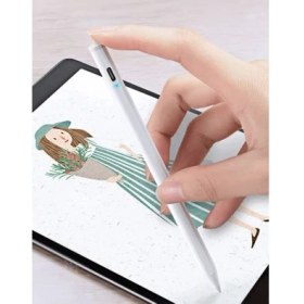 Resim Coofbe Stylus Dokunmatik Tablet Kalemi Kapasif Kalem 120MAH Şarjlı Palm Rejection Pencil Capacitive 