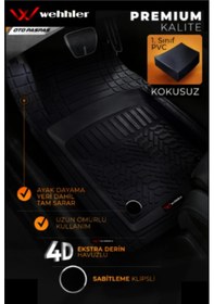 Resim Vw Caddy 2020-2023 Havuzlu Yumuşak Kesilebilir Kaliteli Paspas 