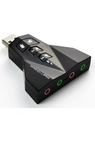 Resim Platoon Wozlo 7.1 USB Ses Kartı USB Sound Kart Virtual 3D Çevirici 