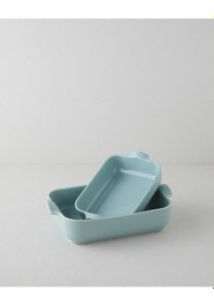 Resim English Home Hecha Seramik Dikdörtgen Fırın Kabı 25 Cm Biberiye Yeşili Biberiye Yeşili 