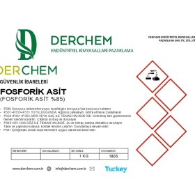 Resim Derchem FOSFORİK ASİT %85 1 KG 
