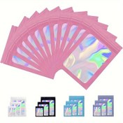 Resim 100 adet Alüminyum Folyo Kemik Çekme Çantası, Koku Test Çantası, Şeffaf Pencere, Fermuar, Tekrar Kullanılabilir Çanta, Renkli Gıda Mühürleme Çantası, Takı Mühürleme Plastik Çanta, Balıkçılık Ekipmanları Aksesuarları Paketleme Çantası, Elektronik Aksesuarlar Çantası 
