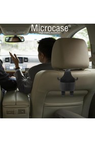 Resim Microcase Oto Araç Bardak ve Telefon Tutucu Eşya Poşet Şemsiye Askılığı 3in1 Set AL4463 