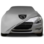 Resim ULTRASHOP Peugeot 508 2 Sw (2018 - ) Gri Kumaş Araba Branda Logolu Penye Oto Branda 