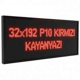 Resim Ledgrafik 32x 192 Kırmızı Led Tabela 1 