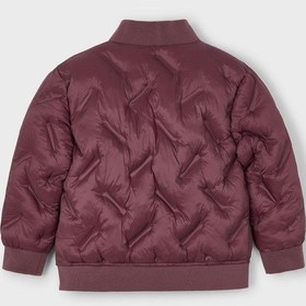 Resim Mayoral Erkek Çocuk Parçalı Desenli Slim Fit Şişme Mont Mor 