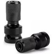 Resim Neevoyu 1/2 Kare Çıktıdan 1/4 Hex Kolu Adapte Edici, Çelik Yapı, Hızlı Değişim, Darbeli Somun Sıkıcı Ve Matkap Dönüştürücü - 4 Adet 