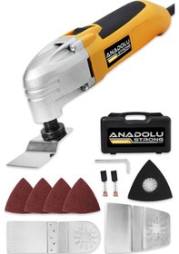 Resim Anadolu Strong 1500 W Multi Set Çok Fonksiyonlu Raspalama Makinesi 