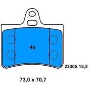 Resim BOSCH 986424580 Fren Balatası Arka C5 I 00- II 04- 