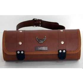 Resim Mts Küçük Sosis Deri Çanta Kahve-66564 