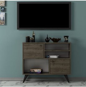 Resim MERT SERT MOBİLYA Care 90cm Tv Sehpası Konsol Çok Amaçlı Dolap 
