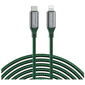 Resim Konfulon Dc35 iphone Uyumlu Lightning Uyumlu Kopmaz Şarj Ve Data Kablosu Yeşil 