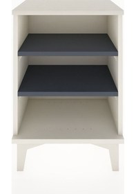 Resim Arges Komodin 2 Raflı 44x30x64 Aytaşı-antrasit Aytaşı 