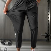 Resim Erkekler İçin Büyük Beden Günlük Spor Pantolon, Lacivert, Yüksek Esneklikte Naylon Kumaş, İpli Bel ve Fermuarlı Cepli, Günlük Kullanım ve Dış Aktiviteler İçin Rahat, Büyük Beden Pantolon, BÜYÜK BEDEN 