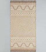 Resim English Home Dokuma Kilim 80X150 Cm Açık Krem - Kahve 