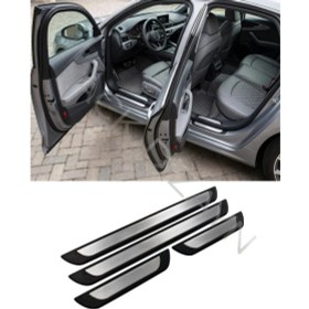 Resim Ack Dizayn Toyota Corolla Cross Tüm Modeller Uyumlu Premium Krom Kapı Eşiği A+ 