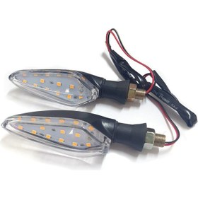 Resim Motosiklet LED Sinyal Beyaz Camlı Ktm Model 