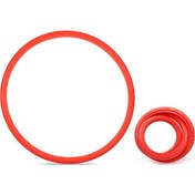 Resim Hombey 700x23c Poliüretan Sert Bisiklet Lastiği - Pompalama Gerektirmeyen, Dayanıklı Yol Kullanıma Uygun Kırmızı 