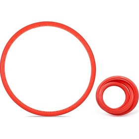 Resim Hombey 700x23c Poliüretan Sert Bisiklet Lastiği - Pompalama Gerektirmeyen, Dayanıklı Yol Kullanıma Uygun Kırmızı 