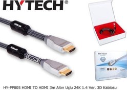 Resim HY-PP805 3mt Hdmi-m-hdmi-m 1.4 Versiyon 24k 3d Gold Kablo Hytech