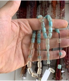 Resim HARELİ TURKUAZ KEHRİBAR TESBİH KAPSÜL MODEL 