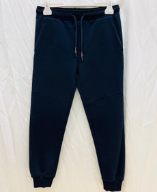Resim Erkek Çocuk Beli Lastikli Kordonlu Cepli Parçalı Dar Paça Jogger Eşofman Altı - Lacivert - 5 Yaş 