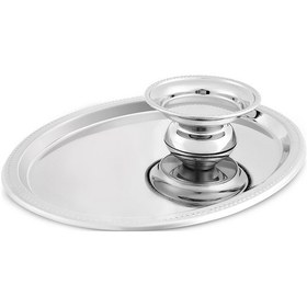 Resim Karaca Fiora Kahve İkram Ve Sunum Tepsisi Silver Gümüş 