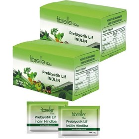 Resim Fibrelle Prebiyotik Lif İnülin Hindibağ 2 Gr Saşe 2 Kutu 