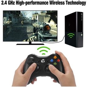 Resim Zinetech Xbox 360 Kablosuz Oyun Kolu Konsolu Joystick 2.4Ghz Pc 