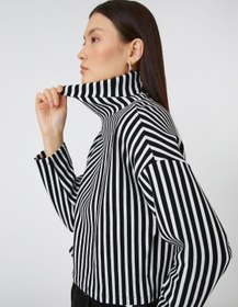 Resim Dik Yaka Sweatshirt 