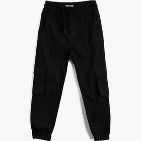 Resim Erkek Çocuk Jogger Dokuma Pantolon Relax Fit Pamuklu 