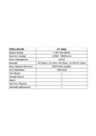 Resim Ut 345a Ultrasonik Kalınlık Ölçüm Cihazı Ub 