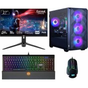 Resim Dragos DRX5249 Ryzen 5 5600 16GB 512GB M.2 Nvme 8gb RTX4060 27 Inç 240Hz Curved Freedos Oyuncu Bilgisayarı 