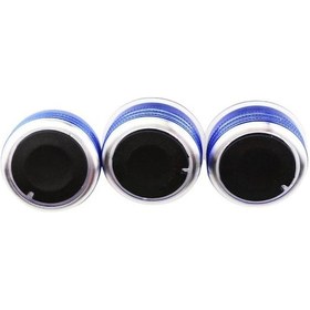 Resim Novahub Toyota Eski Corolla İçin 2016 Öncesi Byd F3 F3r Alüminyum Alaşım Araba Klima Kolları Isı Kontrol Anahtarı Düğmesi Mavi 