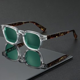 Resim Bir Çift Retro Trendy Dekoratif Kare Gözlük - Hem Erkekler Hem de Kadınlar İçin Uygun, Günlük Kullanım, Partiler, Fotoğrafçılık ve Müzik Festivali Aksesuarları İçin Mükemmel, Doğal Tarzda Şık Gözlükler. 