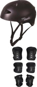 Resim Toprock Store Toprockstore Çocuk Kask Dizlik Dirseklik Seti 7 Parça Scooter Paten Kaykay Bisiklete Uygun 