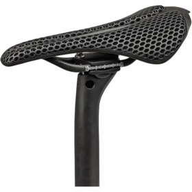 Resim Flamme Rouge Bisiklet Sele – 3D Karbon, 142 mm 14,2X24 cm | Gınepro Ultra Hafif Performans 