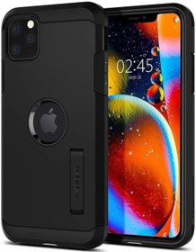 Resim Spigen İphone 11 Pro İle Uyumlu Kılıf Tough Armor Black 