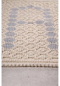 Resim Bath Doğal Pamuklu 2'li Banyo Paspas Seti 60x100+50x60 Cm Gri Gri 