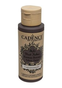 Resim Cadence Style Matt Fabric Kumaş Boyası F-649 Koyu Kahve 
