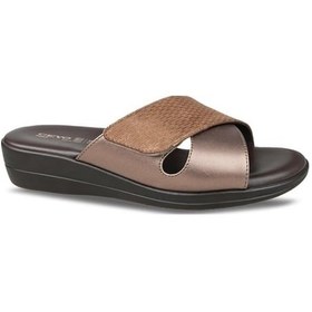 Resim Ceyo Kadın Anatomik Rahat Terlik 9863-41 Bakır 