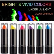 Resim Karanlıkta Parlayan Neon Ruj Seti 