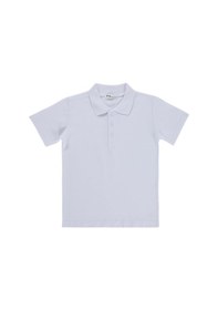 Resim Civil Boys Erkek Çocuk Palmiye Nakışlı Polo Yaka 6-9 Yaş Tişört - Beyaz 
