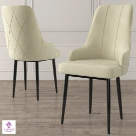 Resim Canisa Concept Trex Serisi, 1.sınıf Babyface Kumaş Sandalye, Siyah Metal Ayak 