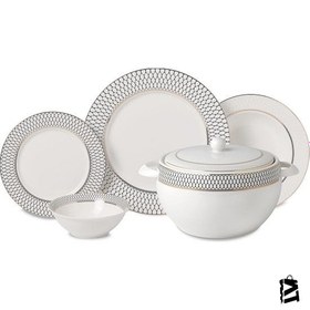Resim Korkmaz Perla Collection 60 Parça Yemek Takımı 