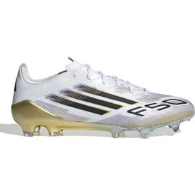 Resim Adidas F50 Elite Fg Erkek Çim Zemin Kramponu Jh7617 Beyaz Beyaz 