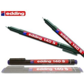 Resim Edding 140s Parmanent Asetat Kalemi İnce Uç 10 Adet A-Siyah 
