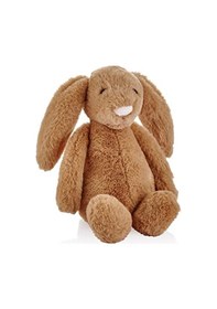 Resim Babyjem Uyku Arkadaşım Oturabilen Tavşan Kahve 35 Cm 